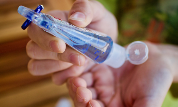 hand sanitizer